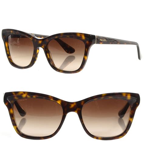 mens prada tortoise shell sunglasses with nose pads|prada cat eye tortoiseshell sunglasses.